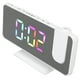 thumbnail image 4 of Reloj de proyección de color RGB, reloj despertador digital RGB con superficie de espejo, reloj despertador digital RGB con funciones mejoradas, 4 of 12