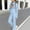 Blue, variant on Teens Girls Athletic Workout Sets Stand Collar Zipper Long Sleeve Track Jacket and Flare Pants Stretch Dance Yoga Gym Set -15 Years