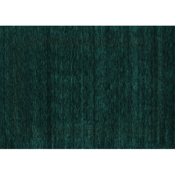 Ahgly Company Indoor Rectangle Abstract Turquoise Blue Contemporary Area Rugs, 7' x 10'