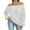White, variant on EDFBUYKRS Womens Sparkly Long Sleeve Sequin Top Glitter Blouse for Holiday Evening Party Club Night Neck Concert Shirts Xxl