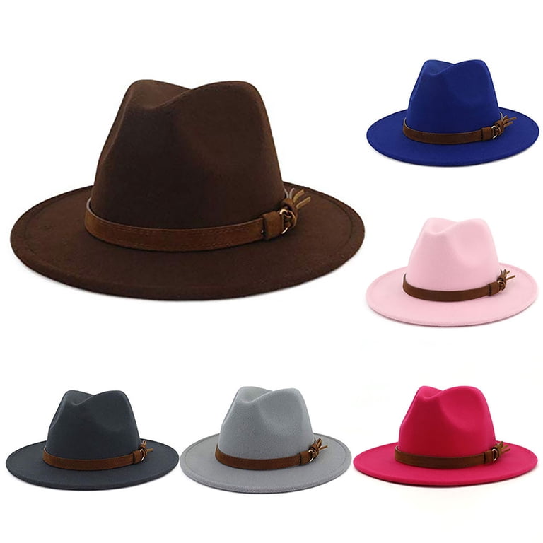 Fedora Adjustable Breathable Felt Men Vintage Style Hat for  display picture 1