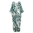 thumbnail image 4 of Kaftan Dresses for Women Fancy Long Caftans Loungewear Plus Size moomoo Dress Loose Bathrobe Batwing Sleeve Homewear Loose Beach Cover Ups Resort Dress, 4 of 9