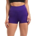 thumbnail image 6 of Women Yoga Shorts Ruched Butt Sport Gym Push up Running Elastic High Waist Shorts Butt Lifting Hot Pants Black/Blue/Rose Red/Purple, 6 of 7