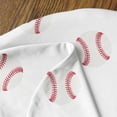 thumbnail image 4 of Baseball Sports Baby Cocoon and Beanie Hat Set by Sweet Jojo Designs, 4 of 6