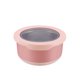thumbnail image 2 of Cuenco De Acero Inoxidable Recipientes herméticos de acero inoxidable de 1 pieza con tapa, apilables, para preparar comidas, aptos para refrigerador y congelador (rosa, 1.2 L) Rkxzt, 2 of 9