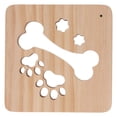thumbnail image 3 of LED Night Light, Bone Paw Print Pattern 3D Night Lamp Novelty Wooden  For Bedroom For Living Room, 3 of 8