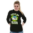 thumbnail image 4 of Luck of the Irish Clover Tootsie Owl Long Sleeve TShirt Men Women Brisco Brands S, 4 of 6