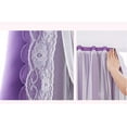 thumbnail image 2 of Cortinas de estrellas huecas de 2 capas, cortina opaca a juego de mezcla de gasa, paneles de cortina con aislamiento térmico autoadhesivo de cinta mágica Sailing  Electrónica, 2 of 5
