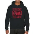 thumbnail image 4 of Straight Outta Atlanta - Georgia Football Hometown Pride Hoodie - Small - Black, 4 of 6