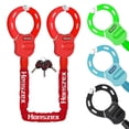 thumbnail image 1 of Candado para scooter Honszex de 92 cm antirrobo tipo esposas con llave, 1 of 7