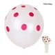 thumbnail image 2 of 100 piezas de globos de lunares, decoraciones de globos de punto ondulado, arreglo de 12 pulgadas, accesorios para fotos, fiesta de cumpleaños Kits de decoración para fiestas Punto blanco/rojo Ounissouiy HA062964-11B, 2 of 6