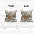 thumbnail image 3 of Boho Pillow Covers 18x18 Set of 2,Bohemian Throw Pillow Covers Outdoor Decorative Linen Pillow Covers for Couch Bed Sofa Cushion Boho Pillowcases, 3 of 6