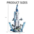 thumbnail image 6 of 551 PCS Building Blocks Toys for 6+ Years Kids Gift Idea Life Space Exploration Shuttle Toys, Space Toy Space Launcher for Boys Girls, 6 of 7