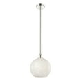 thumbnail image 4 of Innovations Lighting - White Mouchette - 1 Light Stem Hung Pendant In Modern, 4 of 7