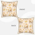 thumbnail image 3 of Kll Cute Bee Gnome Decorative Throw Pillow Covers Velvet Soft For Couch Sofa Bedroom Living Room Outdoor -16"X16", 3 of 8