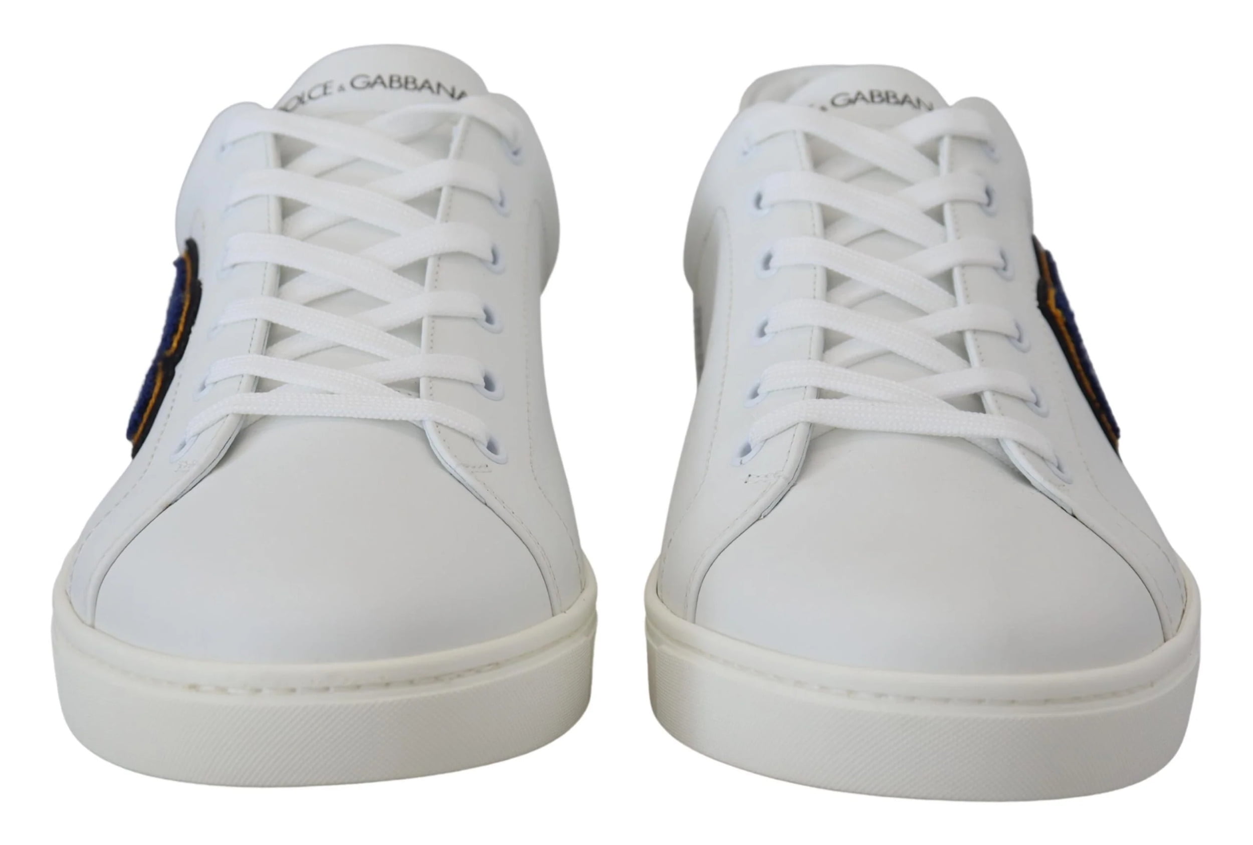 スニーカー DOLCE GABBANA Men Sneakers A20190A6678 8S375 WHITE Dolce Gabbana Elegant White Leather Men's Sneakers - Walmart.com