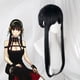 thumbnail image 1 of Peluca recta larga negra con trenza y flequillo Anime Cosplay pelucas para mujeres ni?as LingWen 1327533390255, 1 of 1