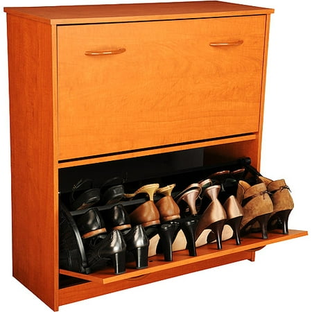 Shoe Cabinet, Double, Cherry