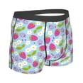 thumbnail image 2 of KLL Strawberry And Flowers Men's Cotton Boxer Briefs Underwear-XX-Large, 2 of 8
