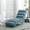 Blue, variant on Chaise Lounge Chair, Massage Chaise Lounge with Remote Control, Ergonomic Electric Recliner Sofa Leisure Chairs Long Lounger Sleeper Chair for Office Bedroom Living Room, Beige