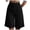Black, variant on vigerkar High Waist Bermuda Shorts Women Knee Length Wide Leg Dressy Casual Summer Pleated Front Work Shorts with Pockets, Tailored Office & Beach Versatile (Black, L)