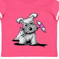 thumbnail image 4 of Inktastic Schnauzer with Heart Boys or Girls Toddler T-Shirt, 4 of 5