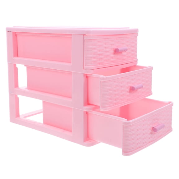 LOLIPPYY Multi-Layer Plastic Desktop Storage Drawer Organizer for Office and Small Room Use