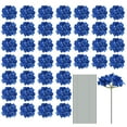 thumbnail image 1 of Uxcell Flores de Hortensia de Seda, Flores Artificiales Azules Oscuras para Bodas 30 Set, 1 of 6