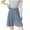 Grey, variant on Inleife Womens Short Pants Women's Summer Solid Pocket Casual Shorts Loose Five Pants