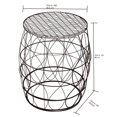 thumbnail image 2 of hometrends Drum Side Table, 2 of 5