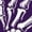 Purple, variant on Shop4Ever Women's Skeleton Heart Hands Graphic T-Shirt XX-Large Azalea Pink