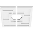 thumbnail image 4 of 36"OD x 3"ID x 12 1/2"C x 1"P Knox Architectural Grade PVC Contemporary Ceiling Medallion, Two Piece, 4 of 7