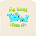 thumbnail image 4 of Inktastic My Aunt loves me- cute narwhal Boys or Girls Toddler T-Shirt, 4 of 5