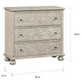 thumbnail image 2 of Hawthorne Estate 3 Drawer Fretwork Pattern Chest, 2 of 5