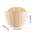 thumbnail image 5 of Hanging Planter,Wall Mount Window Hang Indoor Outdoor Balcony Railing Shelf Fence BedroomPlant Flower Basket Vertical Garden Indoor or Outdoor Container Gardening, 5 of 6