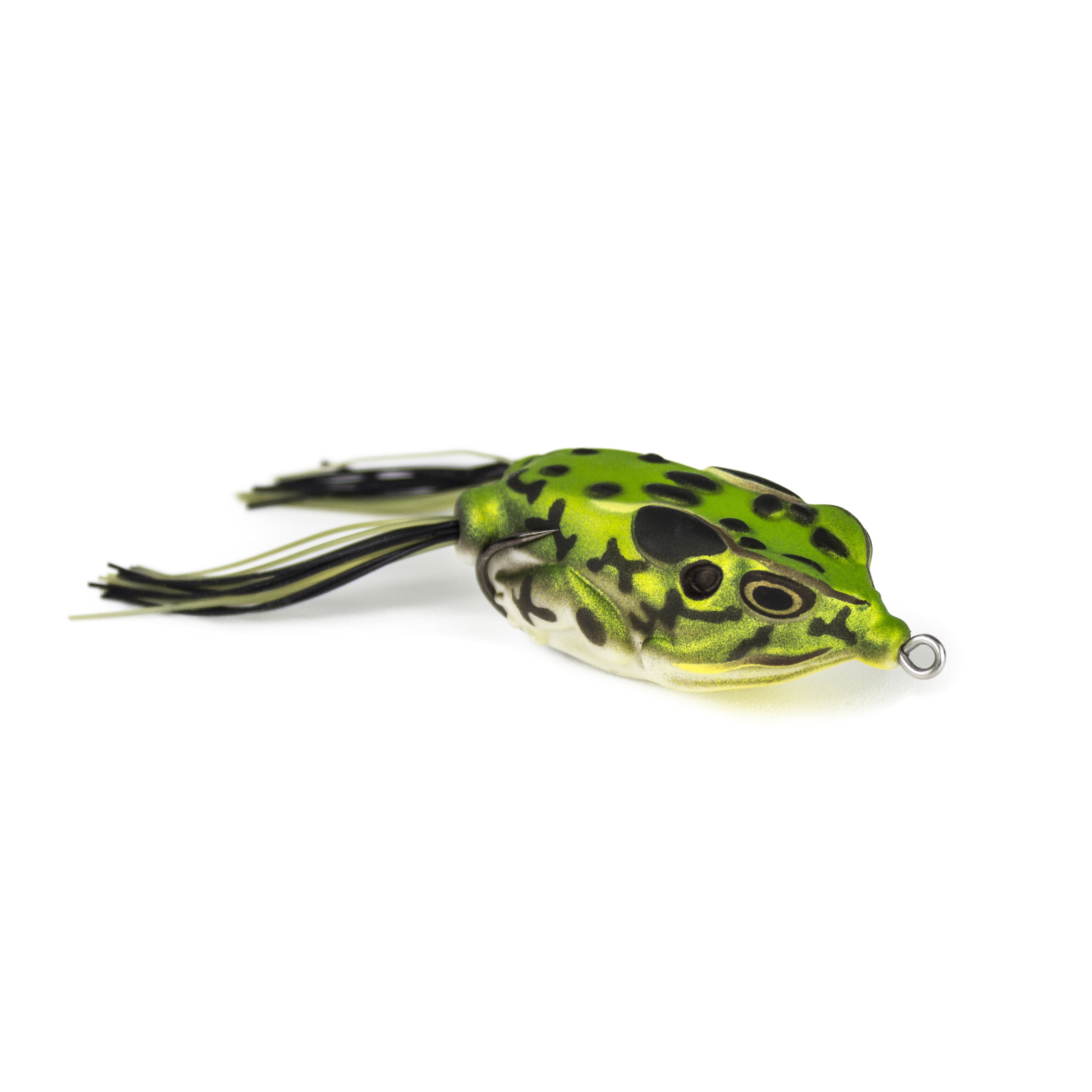 Lunkerhunt Compact Frog-Topwater-Green Tea,2.25in,1/2oz,Soft Baits,Fishing Lures