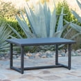 thumbnail image 2 of Avianna Outdoor 59-Inch Wicker Dining Table, Multi Brown, 2 of 10