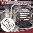 thumbnail image 2 of Unique Bargains 1 juego de kit de junta de filtro de transmisión para Toyota Tacoma 2002-2004 Kit de filtro de transmisión automática Número 3530335020 Tono plateado Metal, 2 of 7