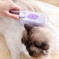 thumbnail image 5 of Pet Spray Massage Comb, One Touching Spray, Defluffing Bath Grooming Tool, Cleansing Massage, Gentle on Skin, for Pet Coat Care, 5 of 9