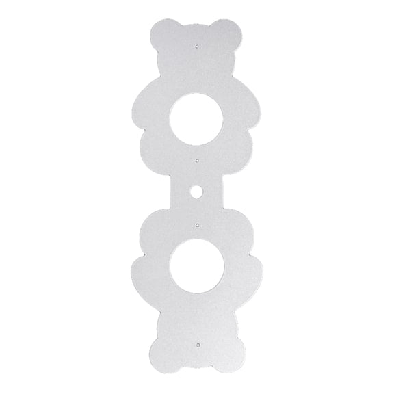 YROHGKPN Bear Lollipop Chocolate Holder Metal Cutting Dies DIY Stamps Crafts Template