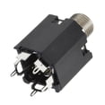 thumbnail image 4 of Yammee 5 Pin 6.35MM Audio Microphone Female Socket Panel Solder Conenctor with Nut 50V 0.5A（VA）Female Socket Mic, 4 of 8
