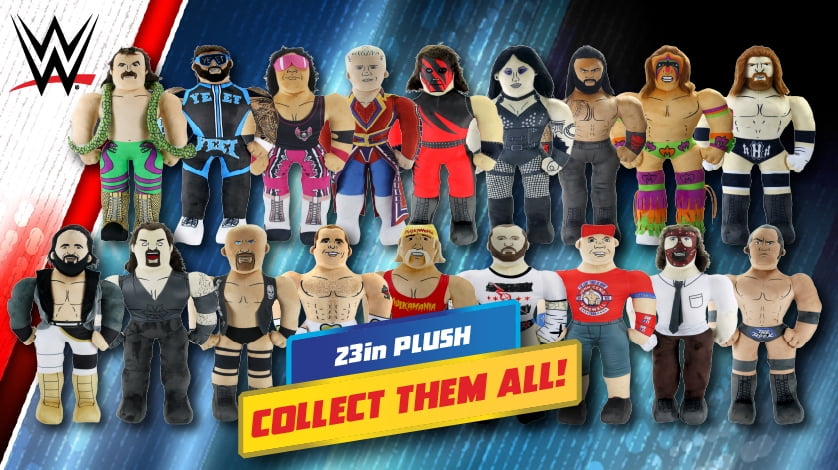 WWE 23" Plush Jay Uso, Collectable Stuffed Action Figure, Children Ages 3+