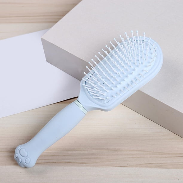 para el cabello para mujer, cojín de aire, cepillos de para desenredar el cabello, prácticos para varios peinados, plástico , Azul claro Yinane Peines de colchón de aire