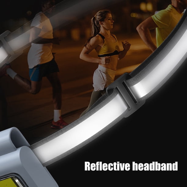 Luz Corriente 2 uds luz para correr Camping trabajo faro IPX4 impermeable COB LED lámparas de cuello para mascotas Likrtyny Para Estrenar