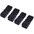 thumbnail image 1 of 4 Pcs Sangle de Valise de Voyage Accessoires de Voyage (Noir), 1 of 7