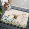 thumbnail image 3 of Spring Entryway Rug 2'x3'&nbsp; Non Slip Front Door Mats, Country Bicycle Botanical Blossom Wild Flowers Entrance Rugs Indoor Outdoor Carpet, Washable Floor Mats Small Area Rug for Bedroom Kitchen, 3 of 8
