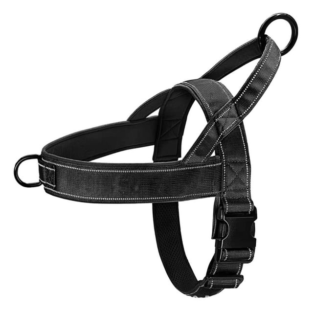 Arnés para perros sin tirones, acolchado, reflectante, ajustable y a prueba de fugas, para perros pequeños, medianos y grandes, para adiestramiento y paseos