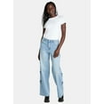 thumbnail image 2 of Madden NYC Women's Ultra 90s Fit Jeans with Embroidery, 32" inseam, Sizes 00-18, 2 of 5