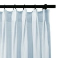 thumbnail image 3 of TWOPAGES Privacy Semi Sheer Curtain 84 X 84 Inches Long 1 Piece Light Filtering Drape for Bedroom, Baby Blue, 3 of 6