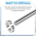 thumbnail image 4 of Uxcell Single Split Shaft Collar Locking Collar Clamp Style with Set Screw & Hex Wrench for Machine Tools Industry 4 mm/5/32 Inch, 4 of 7